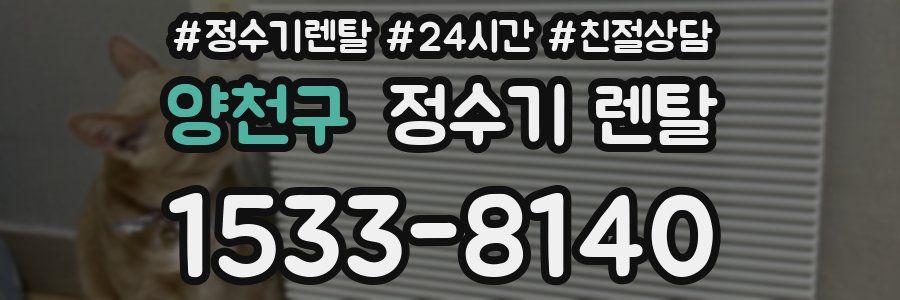 양천구 정수기 렌탈