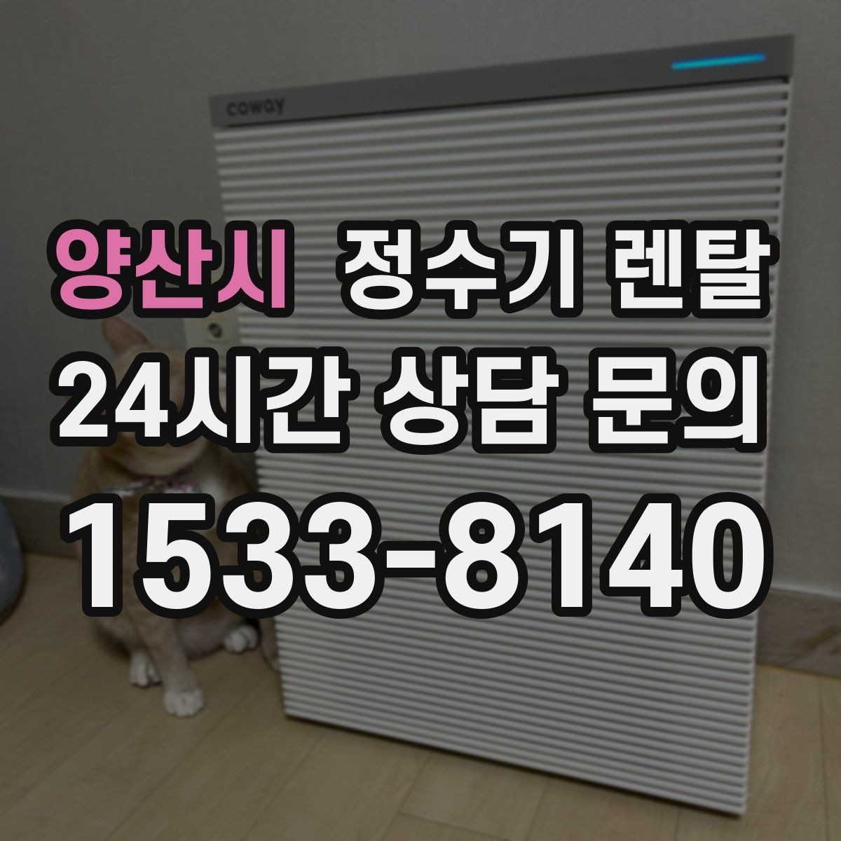 양산시 정수기 렌탈 빌트인 설치가 좋은 주방 구조는 이런 경우