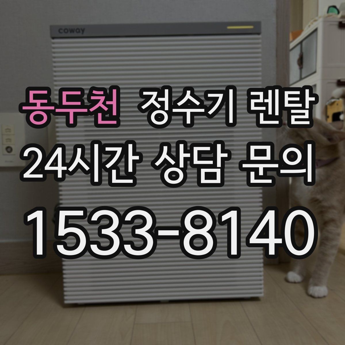 동두천 정수기 렌탈 데스크형이 편한 주방 구조는 이런 경우
