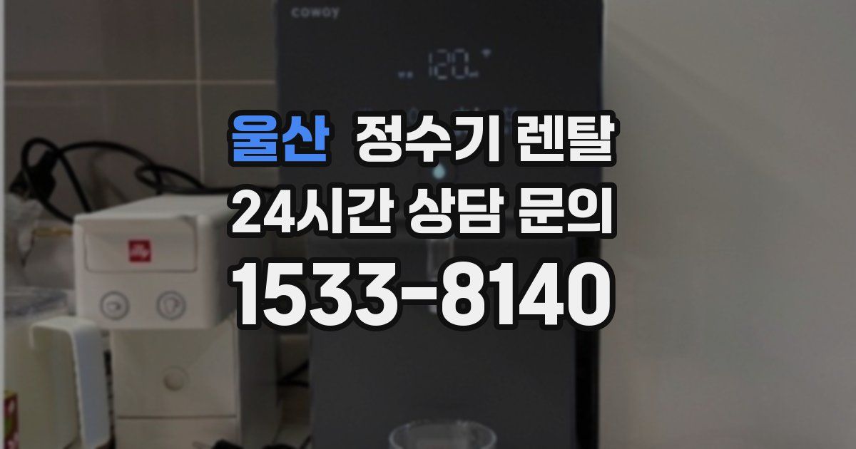 울산 정수기 렌탈