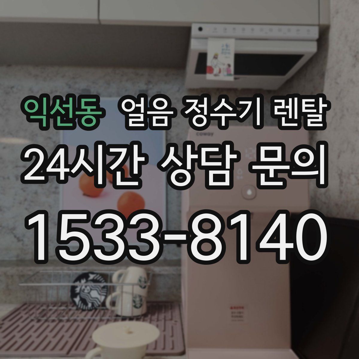 익선동 얼음 정수기 렌탈