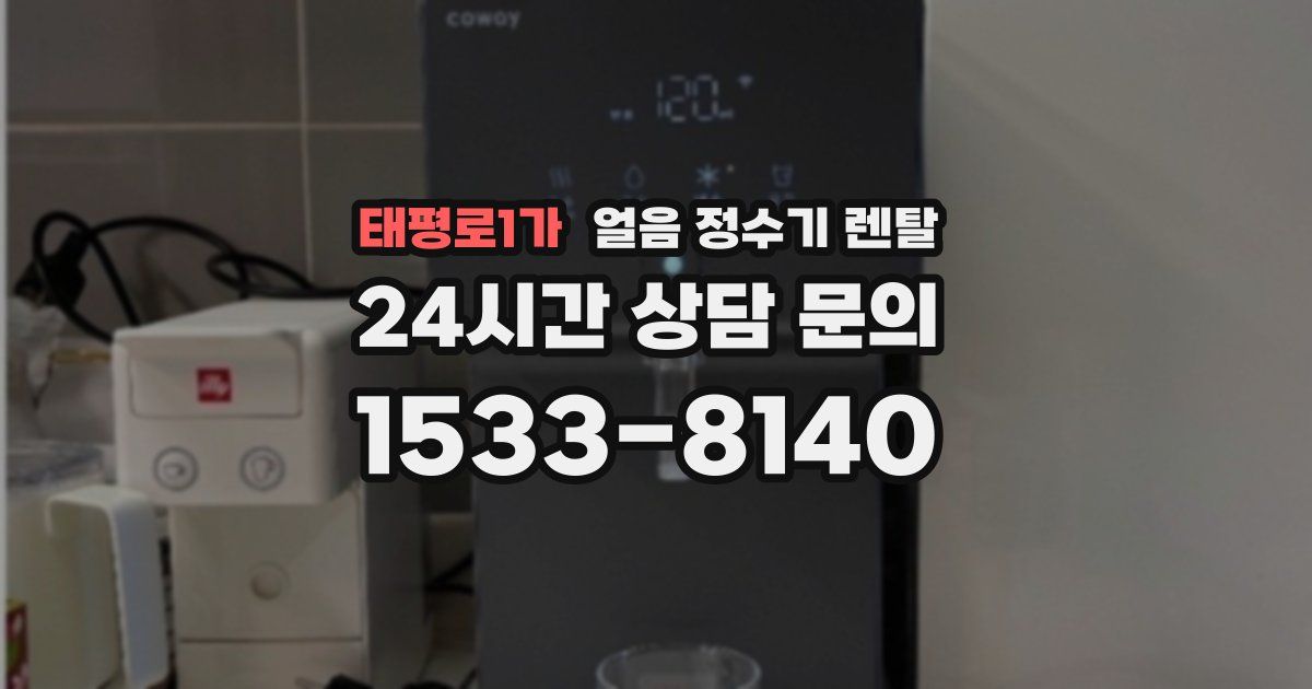 태평로1가 얼음 정수기 렌탈
