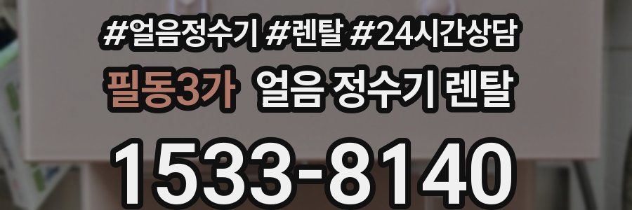 필동3가 얼음 정수기 렌탈