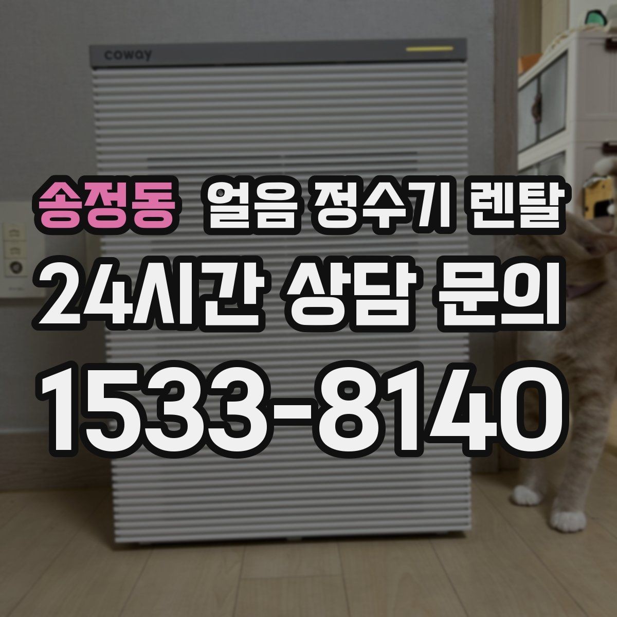 송정동 얼음 정수기 렌탈 하루 얼음 사용량으로 모델 고르는 법