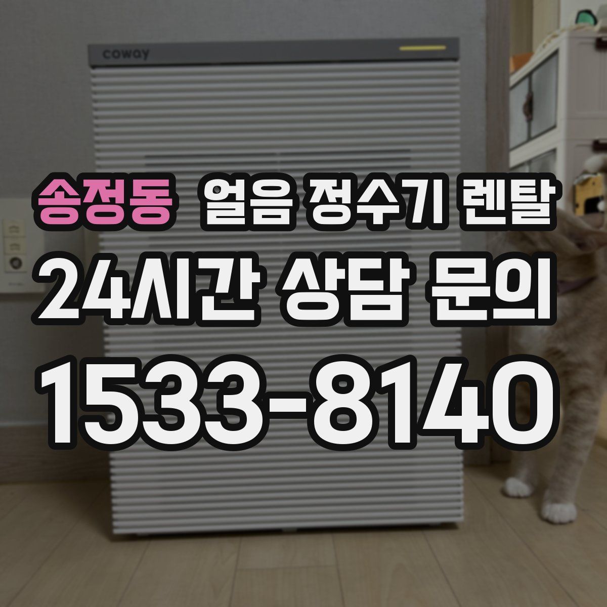 송정동 얼음 정수기 렌탈