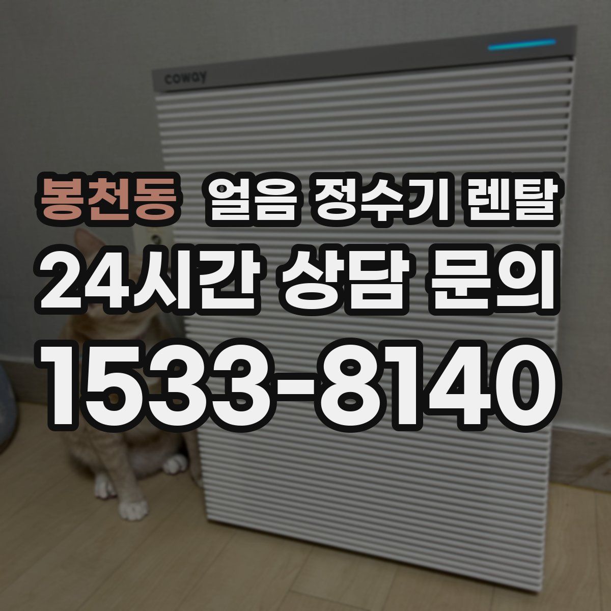 봉천동 얼음 정수기 렌탈