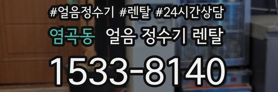 염곡동 얼음 정수기 렌탈