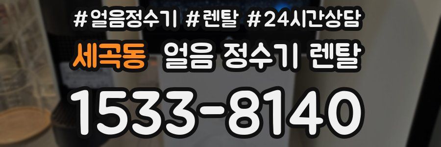 세곡동 얼음 정수기 렌탈