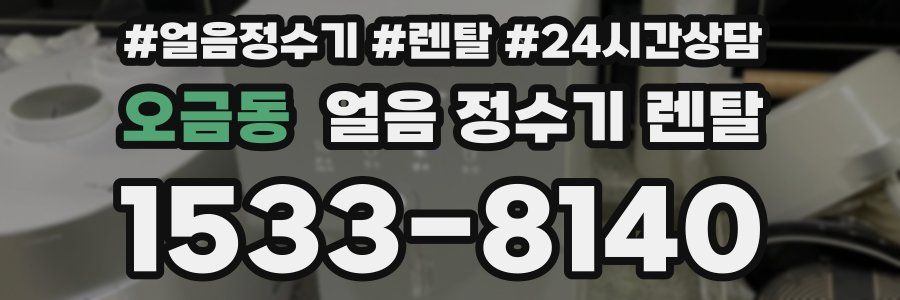 오금동 얼음 정수기 렌탈