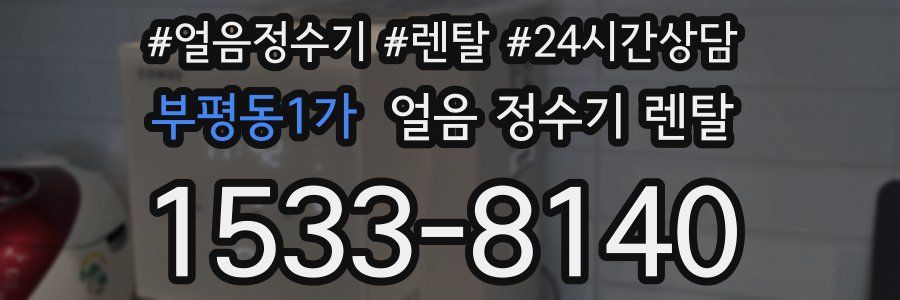 부평동1가 얼음 정수기 렌탈