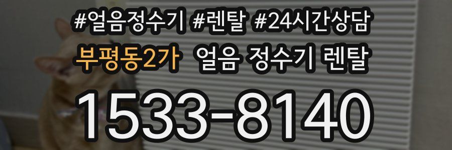 부평동2가 얼음 정수기 렌탈