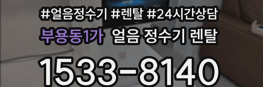 부용동1가 얼음 정수기 렌탈