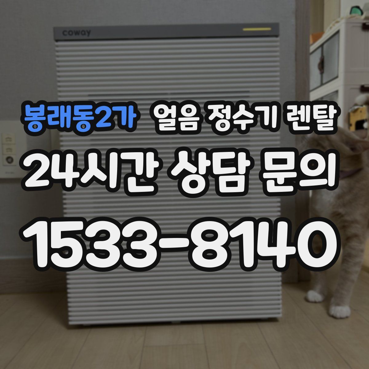 봉래동2가 얼음 정수기 렌탈