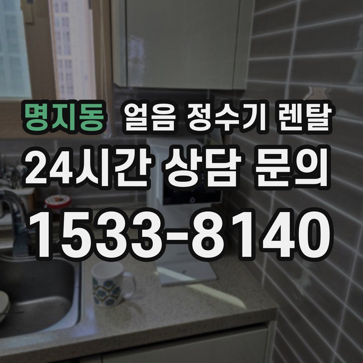 명지동 얼음 정수기 렌탈