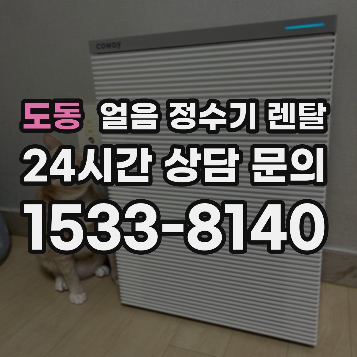 도동 얼음 정수기 렌탈 버튼식 터치식 조작 비교