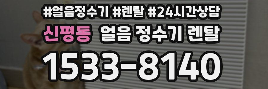 신평동 얼음 정수기 렌탈