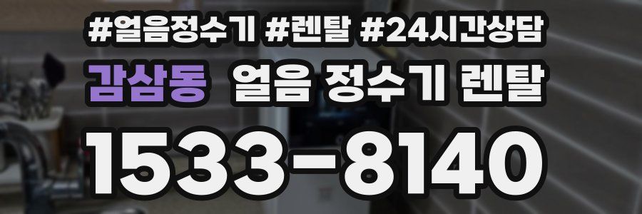 감삼동 얼음 정수기 렌탈