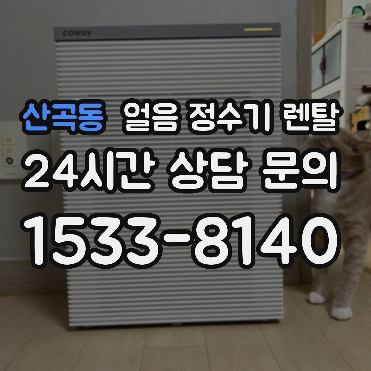 산곡동 얼음 정수기 렌탈 스탠드형과 데스크형 선택 기준