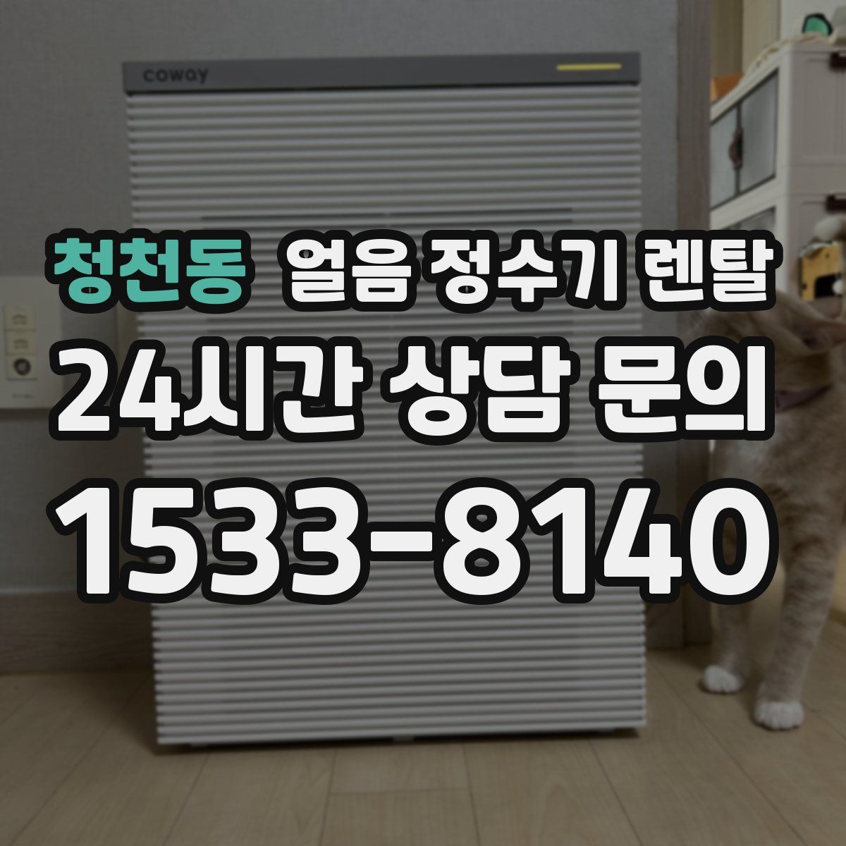 청천동 얼음 정수기 렌탈