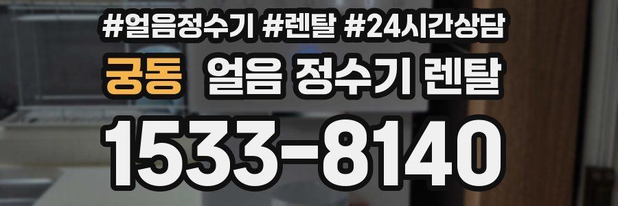 궁동 얼음 정수기 렌탈