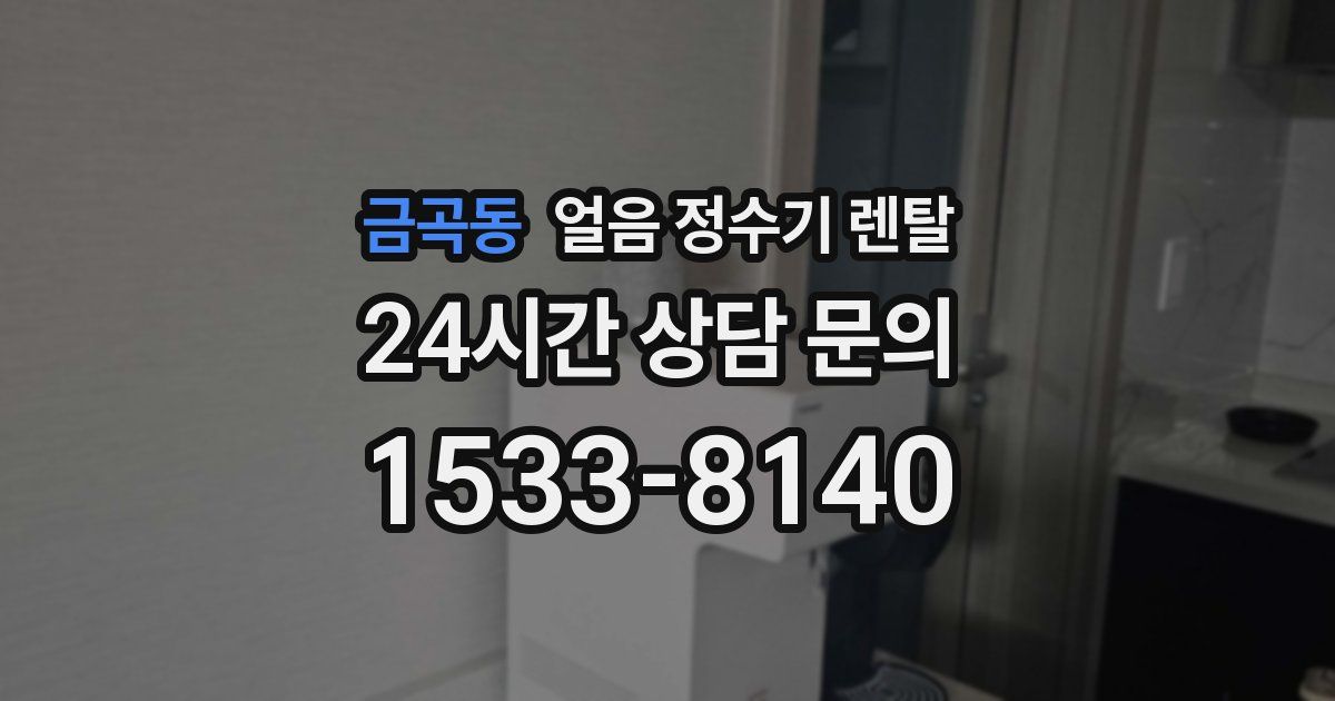 금곡동 얼음 정수기 렌탈