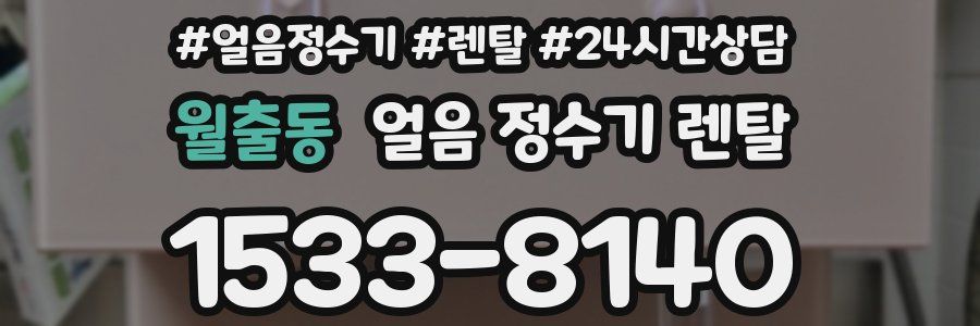 월출동 얼음 정수기 렌탈