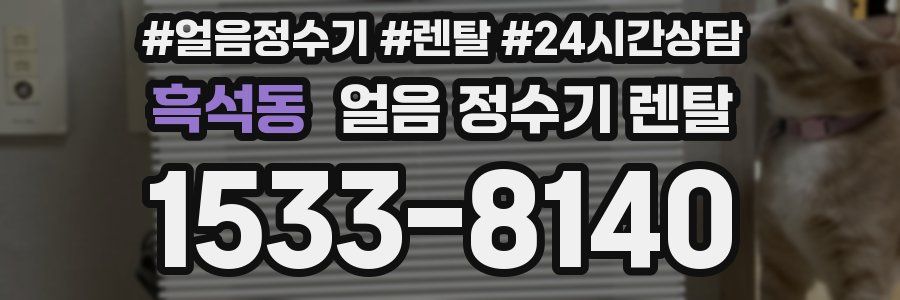 흑석동 얼음 정수기 렌탈