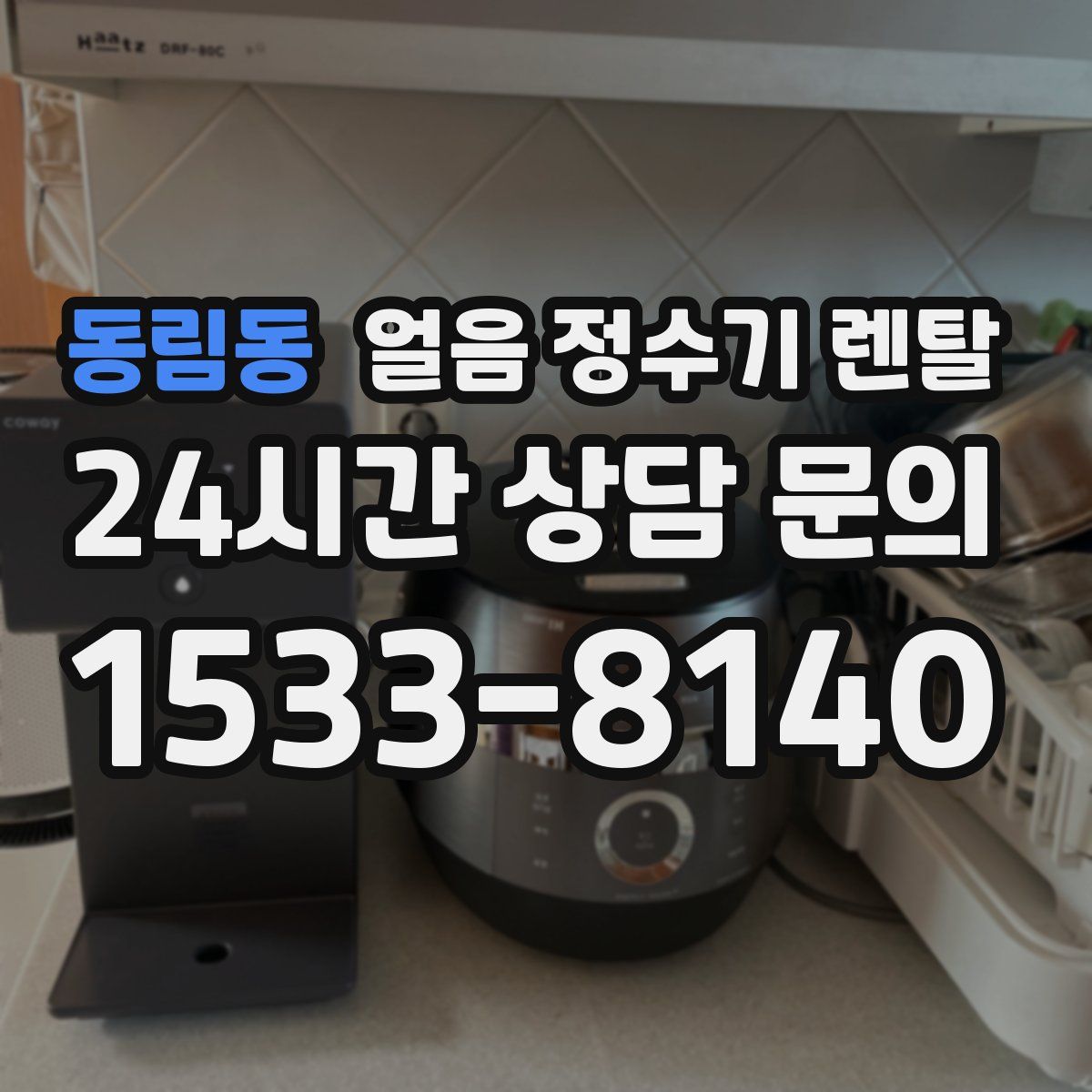 동림동 얼음 정수기 렌탈