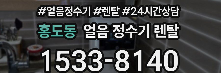 홍도동 얼음 정수기 렌탈