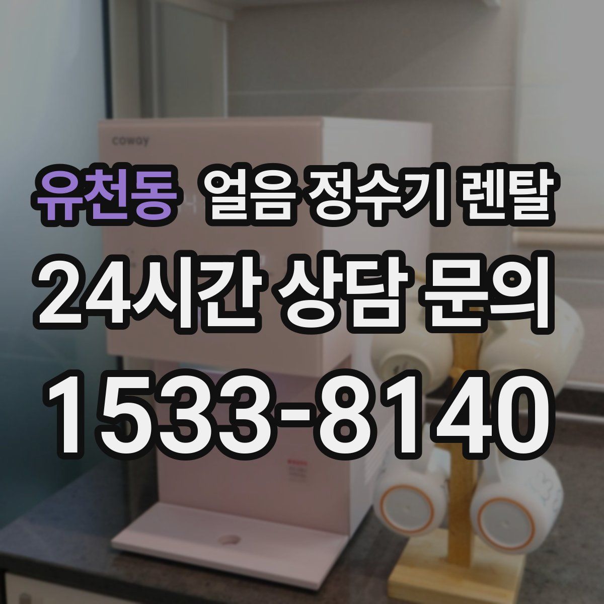 유천동 얼음 정수기 렌탈