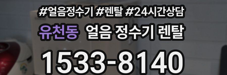 유천동 얼음 정수기 렌탈