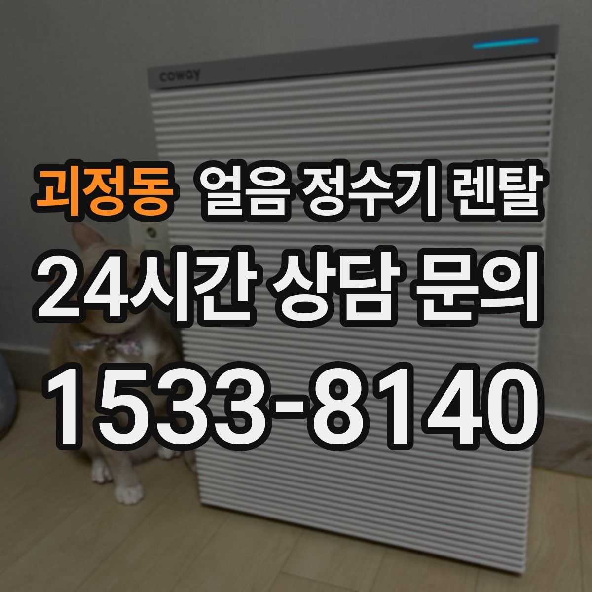 괴정동 얼음 정수기 렌탈