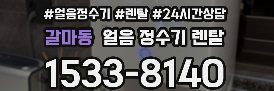 갈마동 얼음 정수기 렌탈