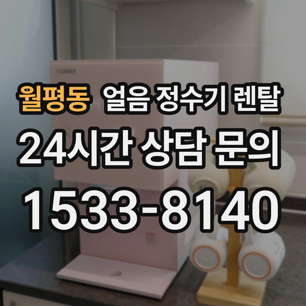 월평동 얼음 정수기 렌탈