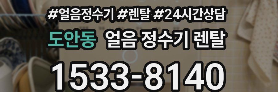 도안동 얼음 정수기 렌탈