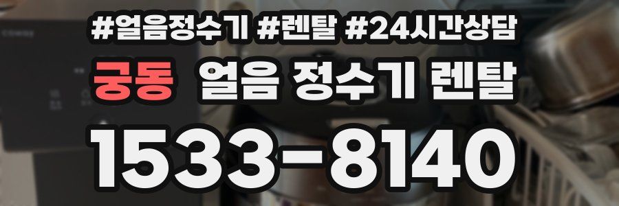 궁동 얼음 정수기 렌탈