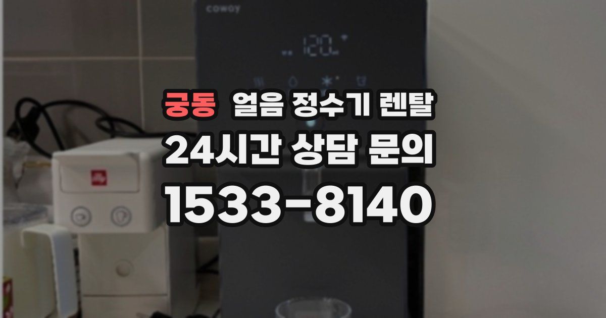궁동 얼음 정수기 렌탈