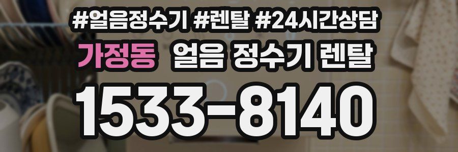 가정동 얼음 정수기 렌탈