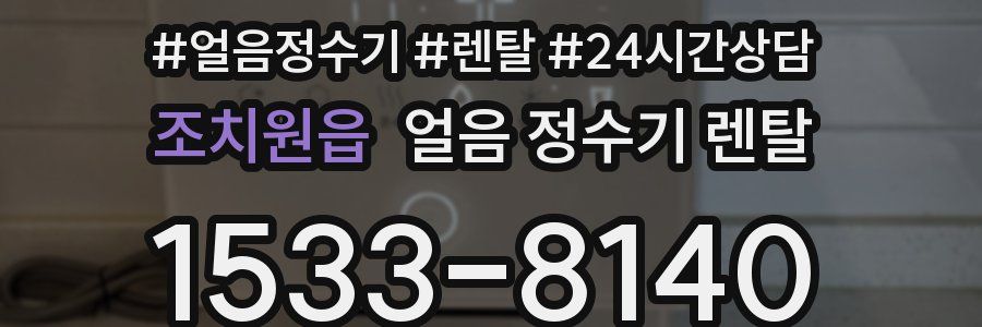 조치원읍 얼음 정수기 렌탈