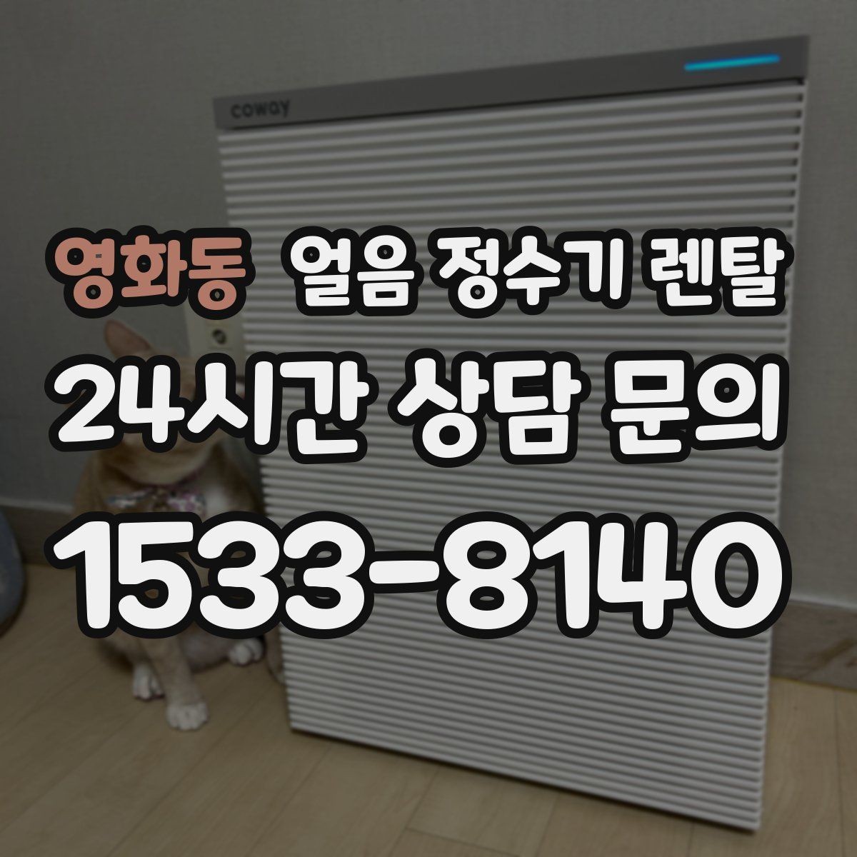 영화동 얼음 정수기 렌탈 얼음이 잘 녹지 않게 쓰는 팁