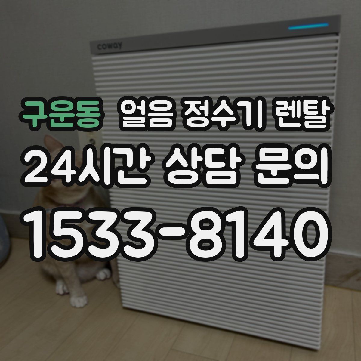 구운동 얼음 정수기 렌탈 위생 때문에 초기 관리가 중요한 이유