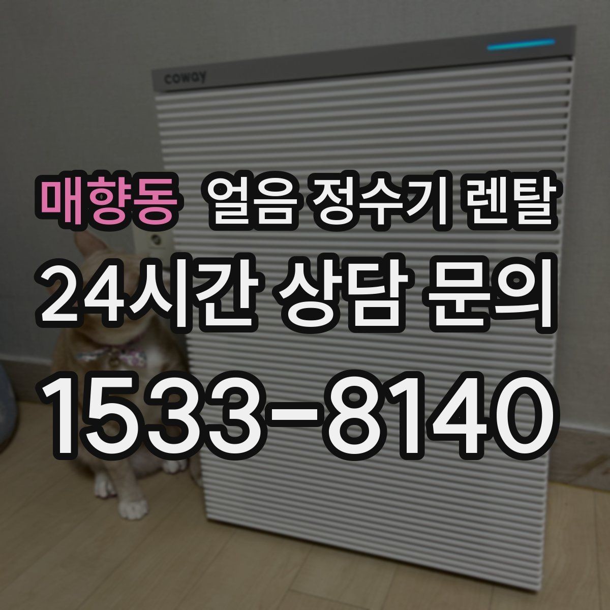 매향동 얼음 정수기 렌탈 설치 전 하부장 체크리스트