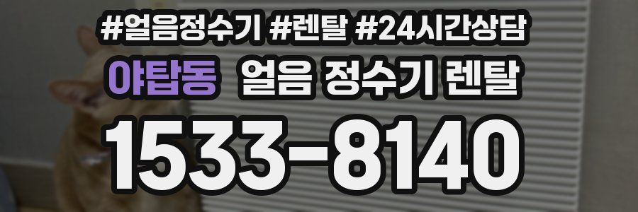 야탑동 얼음 정수기 렌탈