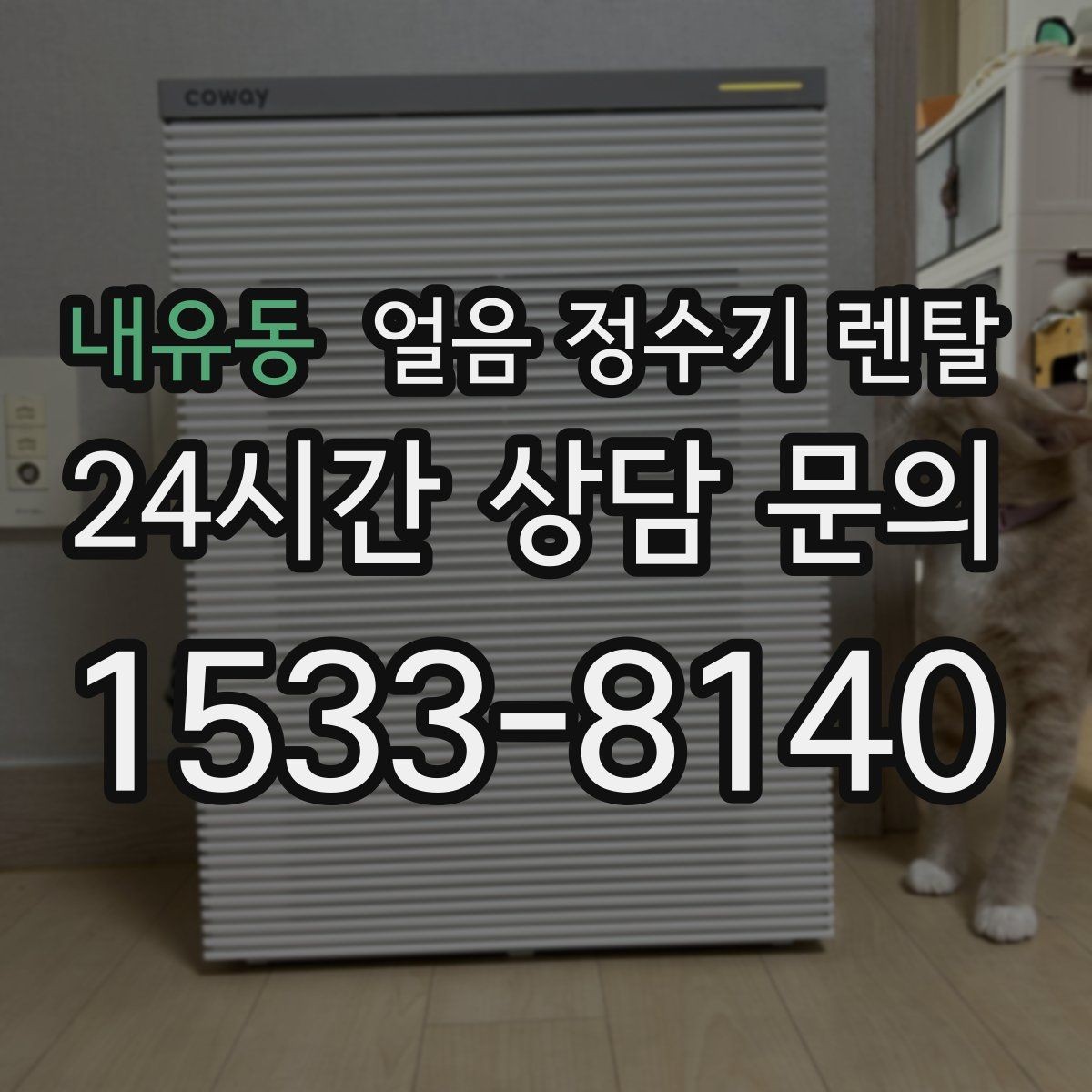 내유동 얼음 정수기 렌탈 버튼식 터치식 조작 비교