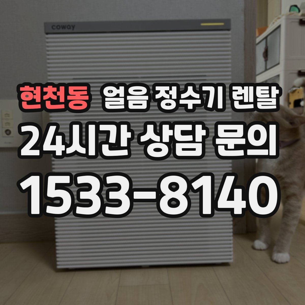 현천동 얼음 정수기 렌탈 하부장 공간이 좁아도 설치 가능한가요