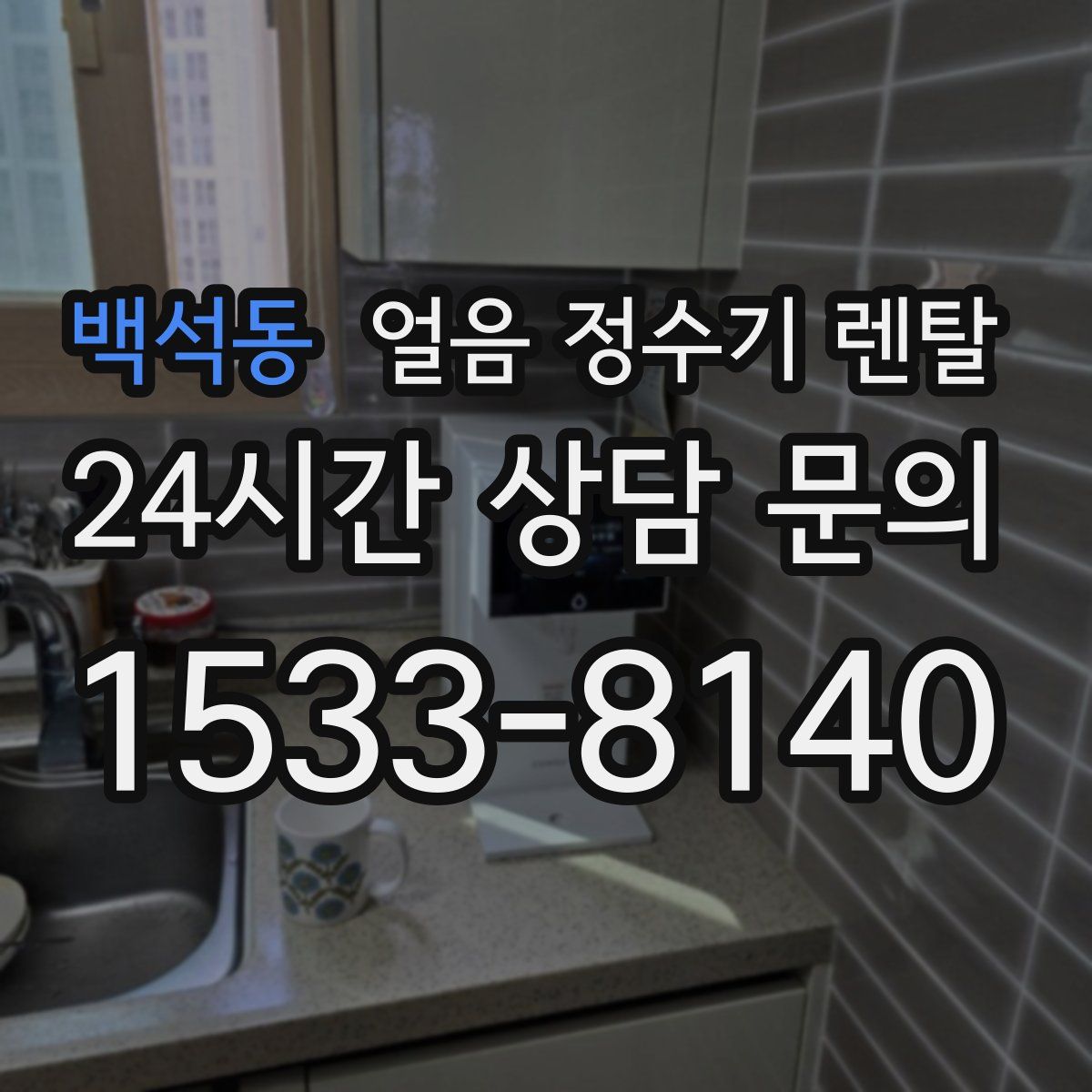 백석동 얼음 정수기 렌탈