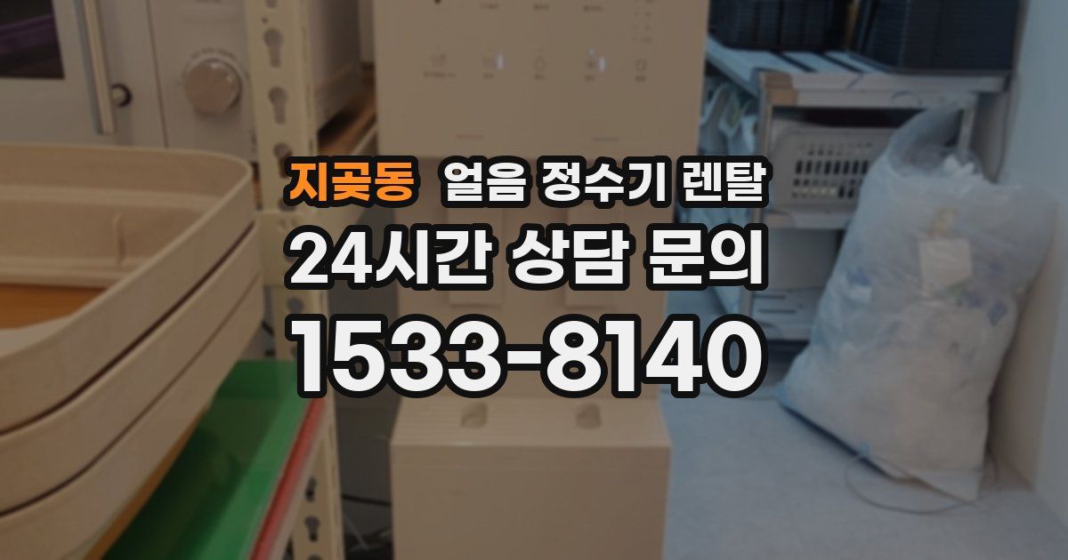 지곶동 얼음 정수기 렌탈