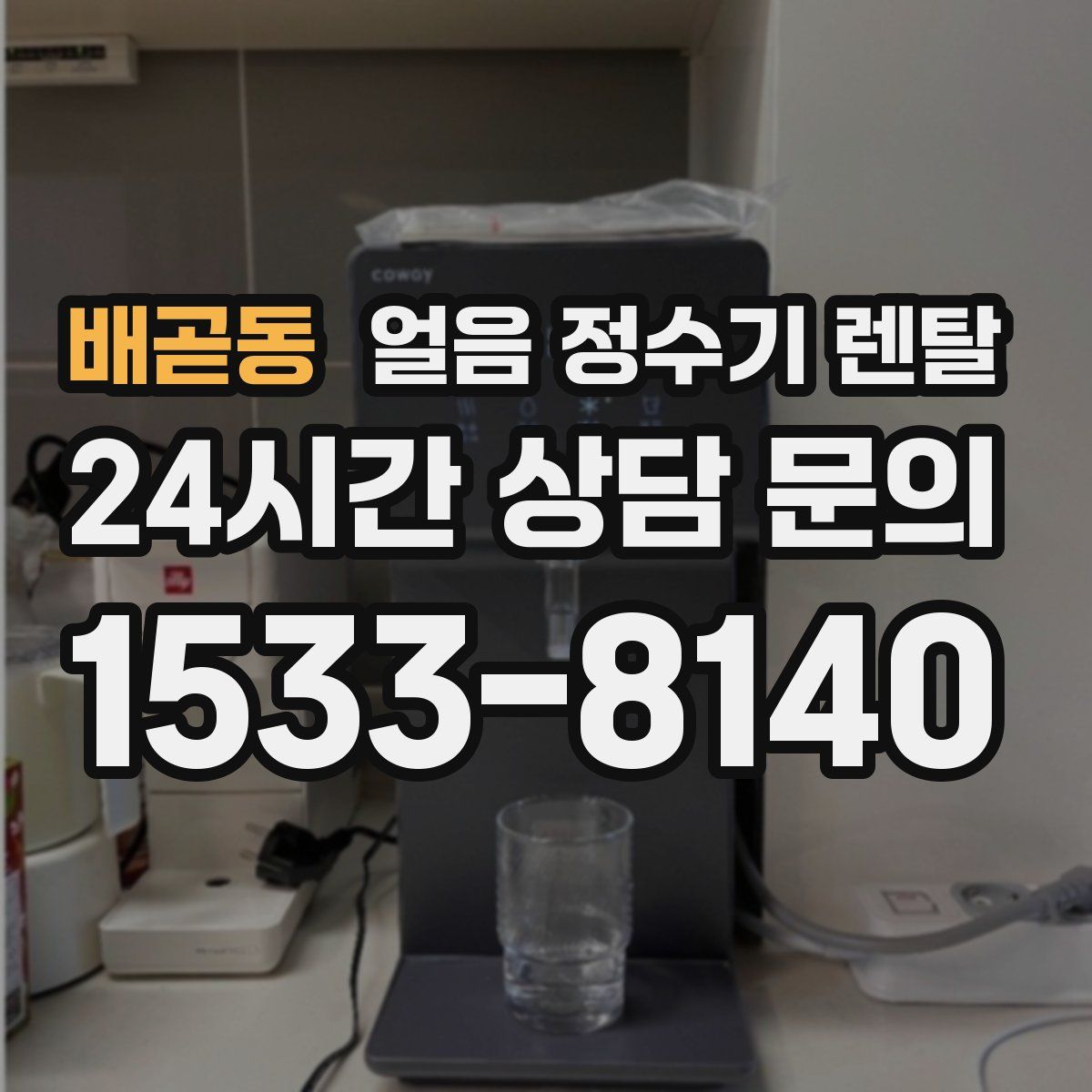 배곧동 얼음 정수기 렌탈
