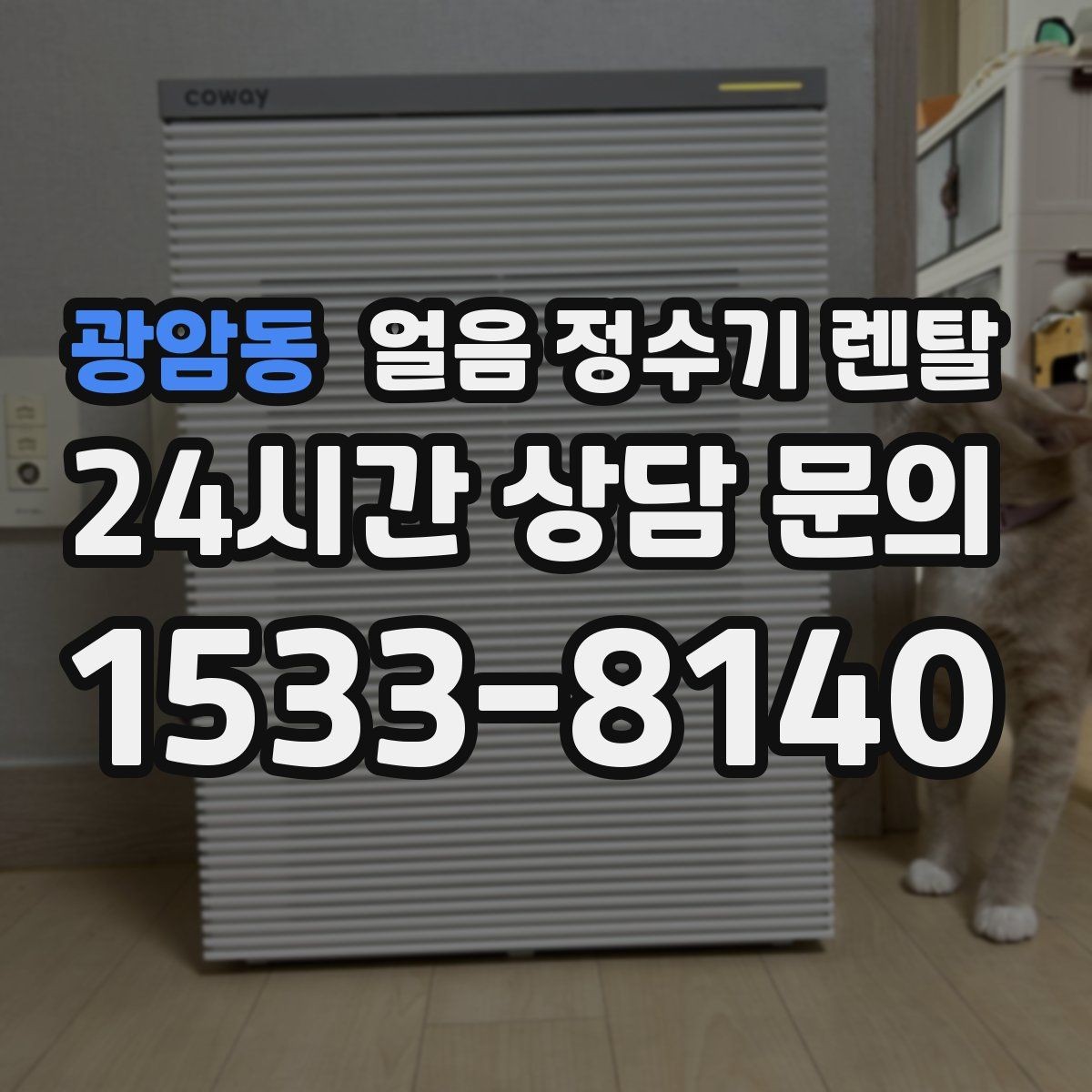 광암동 얼음 정수기 렌탈 청소가 쉬운 구조를 고르는 방법