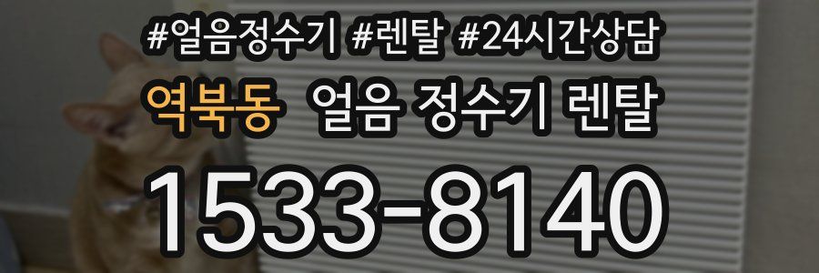 역북동 얼음 정수기 렌탈